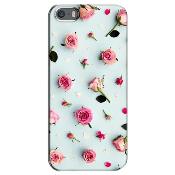 Чехол с рисунком «Разные цветы» для iPhone 5 / 5s / SE Чехол с рисунком «Разные цветы» для iPhone 5 / 5s / SE