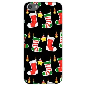 Силиконовый бампер на рождество для iPhone 5 / 5s / SE (Рождественские подарки)