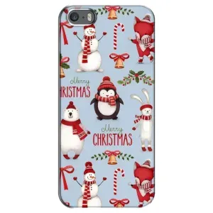 Чехол Санта Клаус для iPhone 5 / 5s / SE (Рождественский)