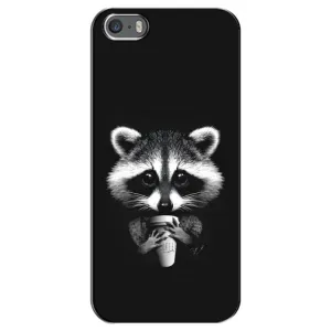Силіконовий Чохол з Энотами на iPhone 5 / 5s / SE (З кавою)