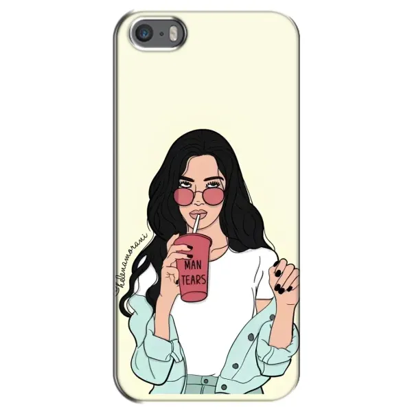 Чехол с рисунком «С напитком» для iPhone 5 / 5s / SE Чехол с рисунком «С напитком» для iPhone 5 / 5s / SE
