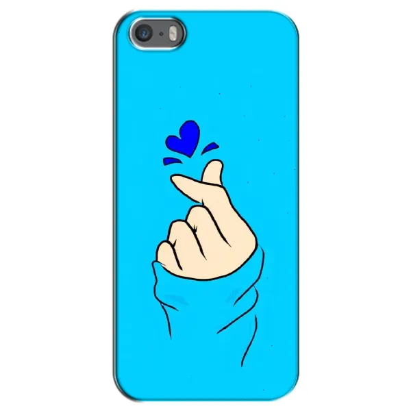 Чехол с рисунком «Сердце на синем» для iPhone 5 / 5s / SE Чехол с рисунком «Сердце на синем» для iPhone 5 / 5s / SE