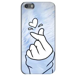 Чехлы (Знак сердечка) на iPhone 5 / 5s / SE (Сердечка знак)