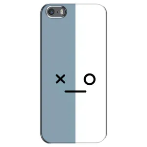 Чехол с рисунком «Серо-белый» для iPhone 5 / 5s / SE