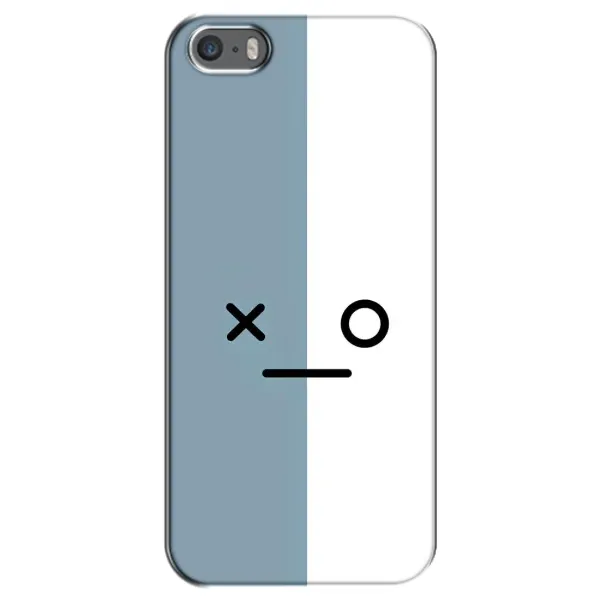 Чехол с рисунком «Серо-белый» для iPhone 5 / 5s / SE Чехол с рисунком «Серо-белый» для iPhone 5 / 5s / SE