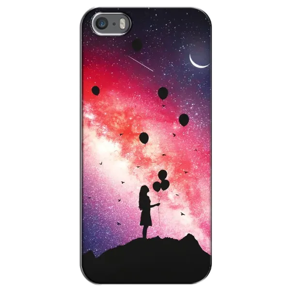 Чехол с рисунком «Шарики в небе» для iPhone 5 / 5s / SE Чехол с рисунком «Шарики в небе» для iPhone 5 / 5s / SE