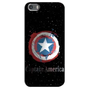 Чехол с Щитом Капитана Америки на iPhone 5 / 5s / SE (Щит Капитана)