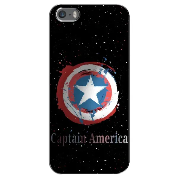 Чехол с рисунком «Щит Капитана» для iPhone 5 / 5s / SE