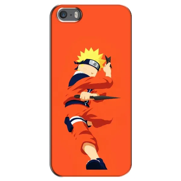 Чехол с рисунком «Силуэт Наруто» для iPhone 5 / 5s / SE