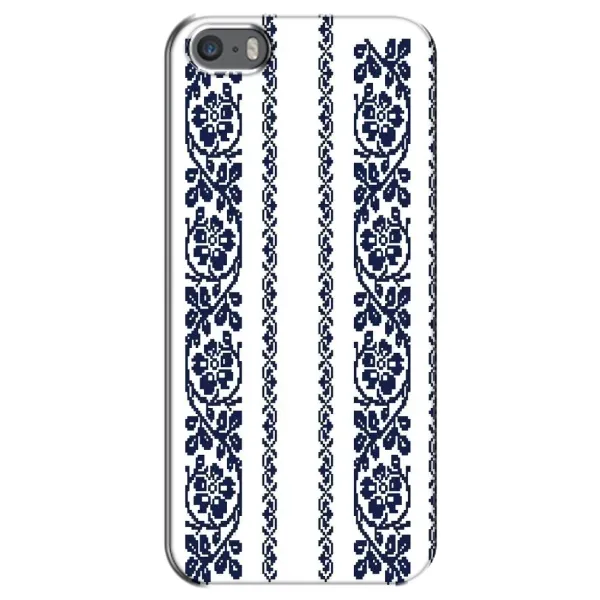 Чехол с рисунком «Синяя вышиванка» для iPhone 5 / 5s / SE Чехол с рисунком «Синяя вышиванка» для iPhone 5 / 5s / SE