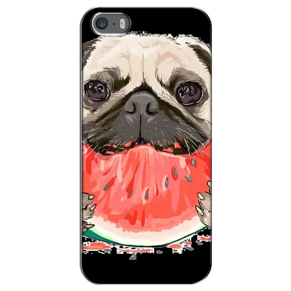 Чохол з малюнком «Смішний Мопс» для iPhone 5 / 5s / SE Чохол з малюнком «Смішний Мопс» для iPhone 5 / 5s / SE