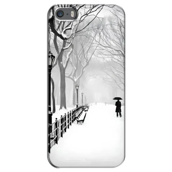 Чехол с рисунком «Снегом замело» для iPhone 5 / 5s / SE