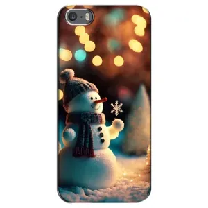 Чохли на Новий Рік iPhone 5 / 5s / SE (Сніговик святковий)