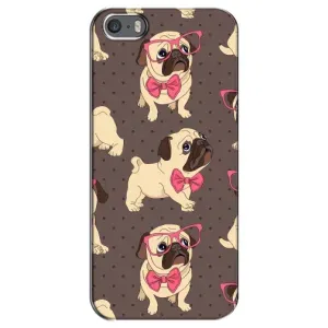 Чохол (ТПУ) Милі песики для iPhone 5 / 5s / SE (Песик Мопсікі)