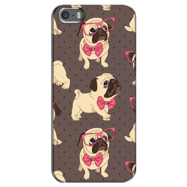 Чохол з малюнком «Песик Мопсікі» для iPhone 5 / 5s / SE Чохол з малюнком «Песик Мопсікі» для iPhone 5 / 5s / SE
