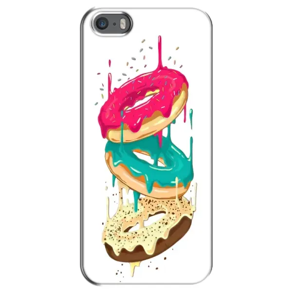 Чехол с рисунком «Сочные пончики» для iPhone 5 / 5s / SE Чехол с рисунком «Сочные пончики» для iPhone 5 / 5s / SE