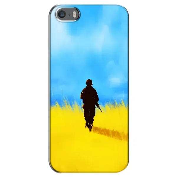 Чехол с рисунком «Солдат в поле» для iPhone 5 / 5s / SE Чехол с рисунком «Солдат в поле» для iPhone 5 / 5s / SE