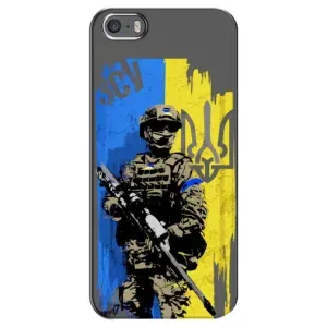 Чехлы с принтом (Воины ЗСУ) для iPhone 5 / 5s / SE (Солдат ЗСУ)