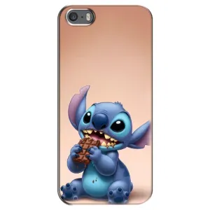 Чехол с рисунком «Стич с шоколадом» для iPhone 5 / 5s / SE