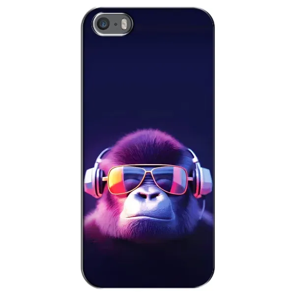 Чехол с рисунком «Стильная обезьяна» для iPhone 5 / 5s / SE Чехол с рисунком «Стильная обезьяна» для iPhone 5 / 5s / SE