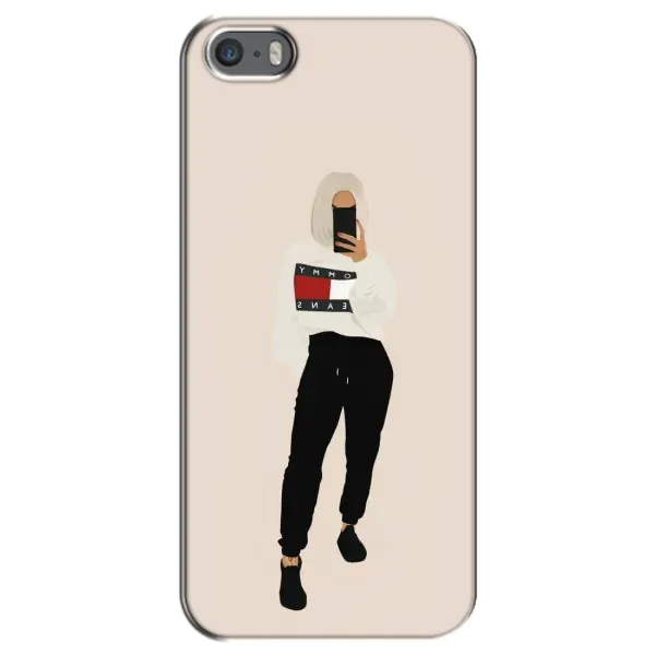 Чехол с рисунком «Стильная» для iPhone 5 / 5s / SE Чехол с рисунком «Стильная» для iPhone 5 / 5s / SE