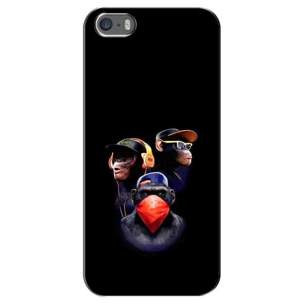 Чехол с рисунком «Три обезьяны» для iPhone 5 / 5s / SE Чехол с рисунком «Три обезьяны» для iPhone 5 / 5s / SE