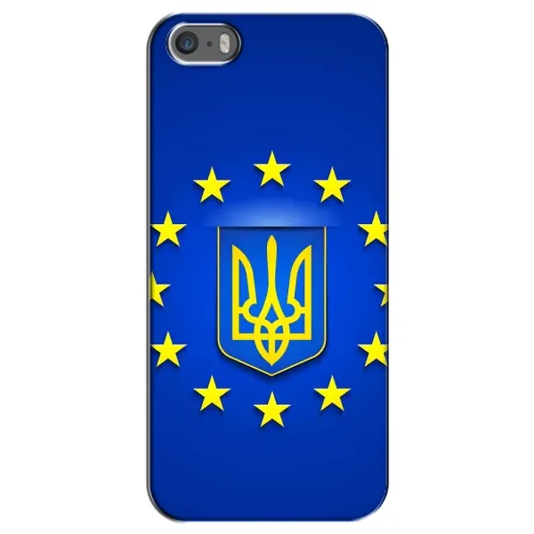 Чохол з малюнком «Україна це Європа» для iPhone 5 / 5s / SE Чохол з малюнком «Україна це Європа» для iPhone 5 / 5s / SE