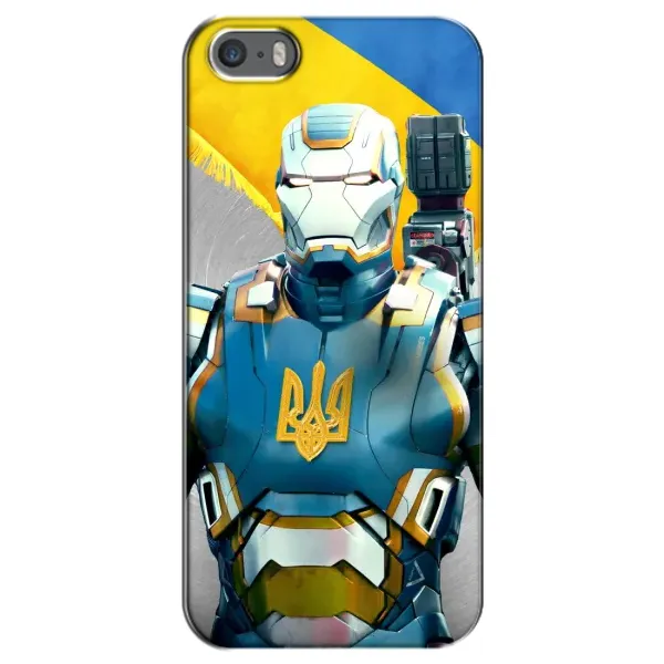 Чехол с рисунком «Украинский робокоп» для iPhone 5 / 5s / SE Чехол с рисунком «Украинский робокоп» для iPhone 5 / 5s / SE