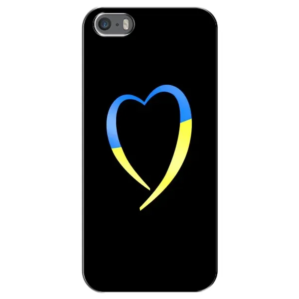Чехол с рисунком «Украинское сердце» для iPhone 5 / 5s / SE Чехол с рисунком «Украинское сердце» для iPhone 5 / 5s / SE