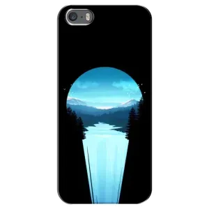 Літній Чохол на iPhone 5 / 5s / SE (Синій Водоспад)