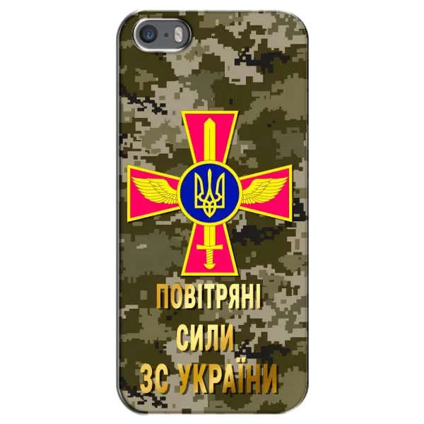 Чехол с рисунком «ВС ЗСУ» для iPhone 5 / 5s / SE Чехол с рисунком «ВС ЗСУ» для iPhone 5 / 5s / SE