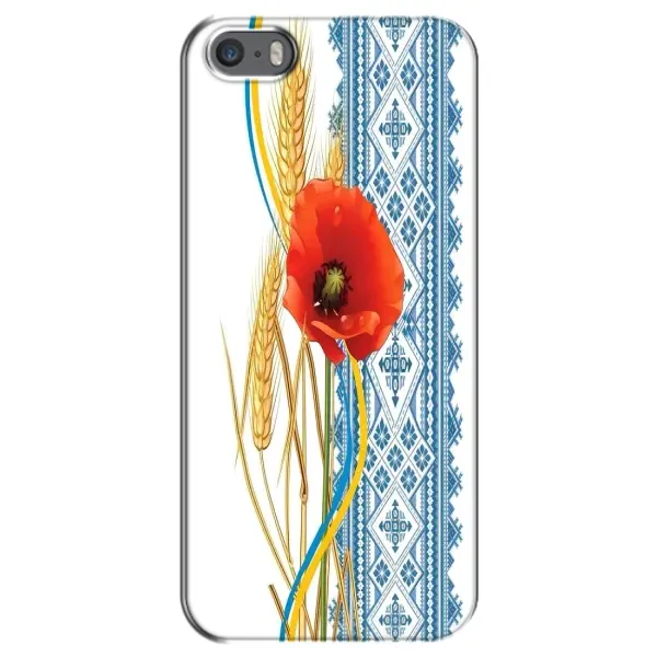 Чехол с рисунком «Вышиванка с цветком» для iPhone 5 / 5s / SE Чехол с рисунком «Вышиванка с цветком» для iPhone 5 / 5s / SE