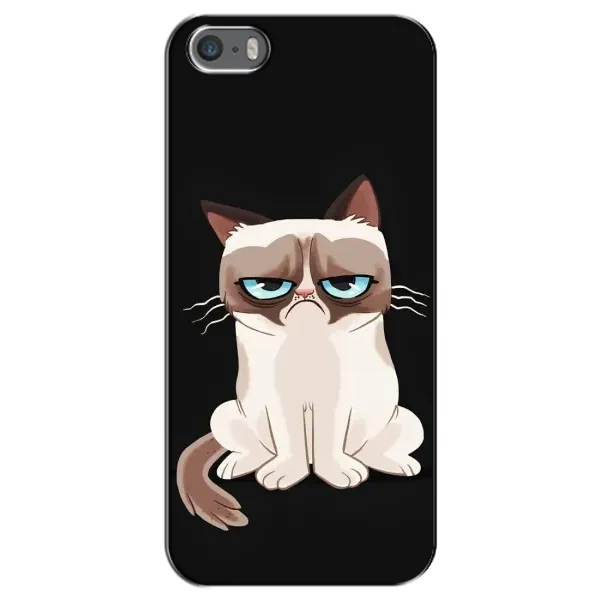 Чехол с рисунком «Взгляд кота» для iPhone 5 / 5s / SE Чехол с рисунком «Взгляд кота» для iPhone 5 / 5s / SE