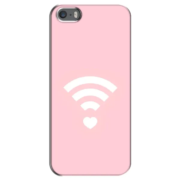 Чехол с рисунком «WiFi Love» для iPhone 5 / 5s / SE Чехол с рисунком «WiFi Love» для iPhone 5 / 5s / SE