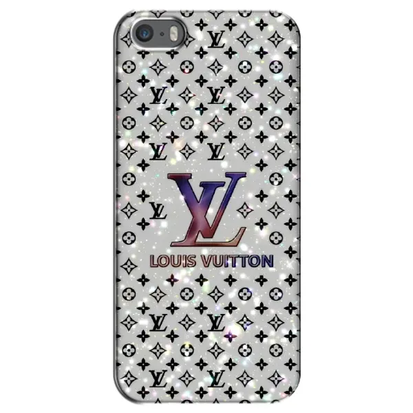 Чехол с рисунком «Яркий LV» для iPhone 5 / 5s / SE