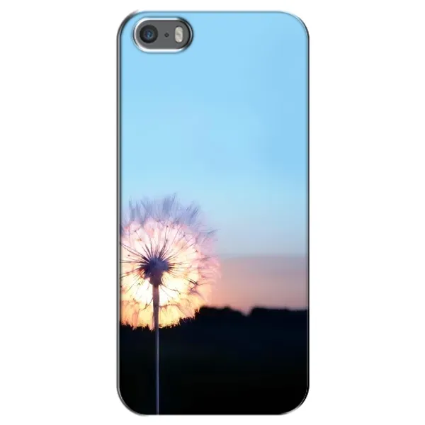 Чехол с рисунком «Закат с одуванчиком» для iPhone 5 / 5s / SE Чехол с рисунком «Закат с одуванчиком» для iPhone 5 / 5s / SE