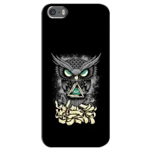 Чохли з принтом СОВИ для iPhone 5 / 5s / SE (Зелені очі)