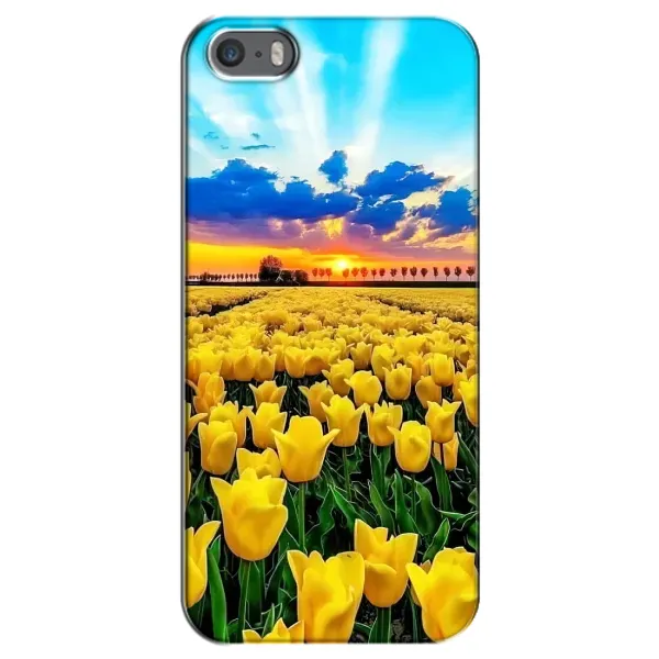 Чехол с рисунком «Желтые тюльпаны» для iPhone 5 / 5s / SE Чехол с рисунком «Желтые тюльпаны» для iPhone 5 / 5s / SE