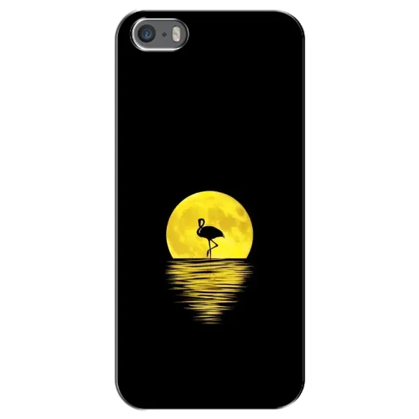 Чехол с рисунком «Желтый Закат» для iPhone 5 / 5s / SE