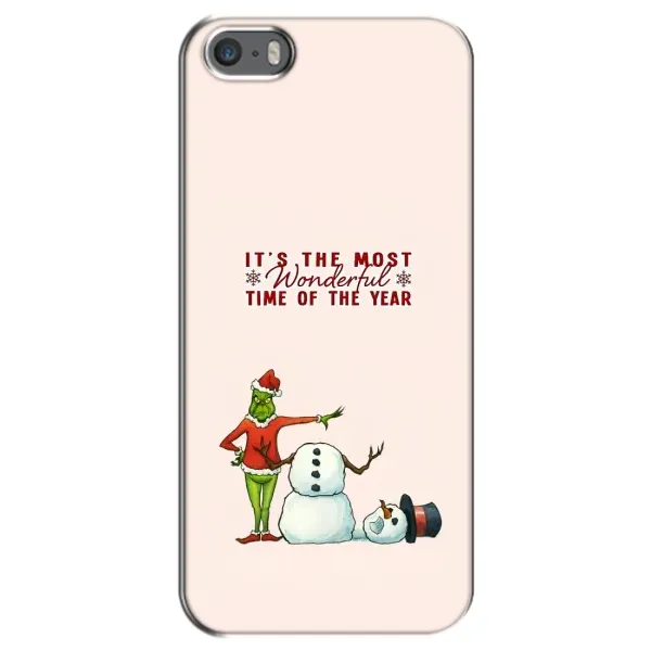Чехол с рисунком «Злой Гринч» для iPhone 5 / 5s / SE Чехол с рисунком «Злой Гринч» для iPhone 5 / 5s / SE