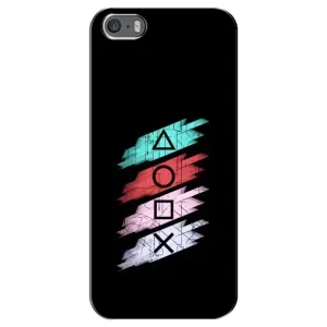 Чехол с рисунком «Значки Sony» для iPhone 5 / 5s / SE