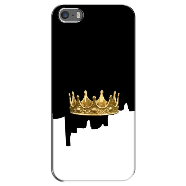 Чехол с рисунком «Золотая корона» для iPhone 5 / 5s / SE