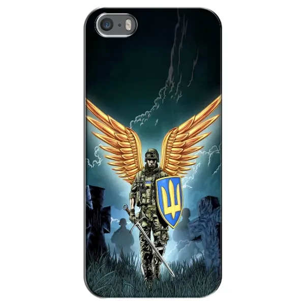 Чехол с рисунком «ЗСУ з крильями» для iPhone 5 / 5s / SE