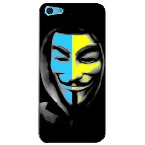 Чехол с Украинской символикой на Айфон 5с (Анонимус патриот)