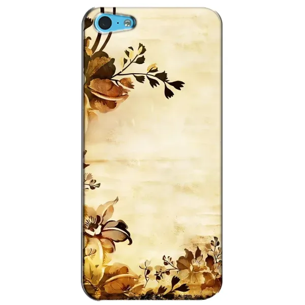 Чехол с рисунком «Арт-цветы» для iPhone 5c Чехол с рисунком «Арт-цветы» для iPhone 5c
