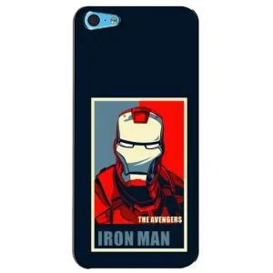 Чехол Супергерой Железный человек на iPhone 5c (Art Iron man)