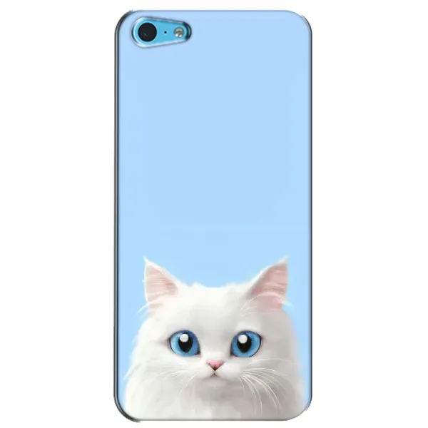 Чехол с рисунком «Белый кот» для iPhone 5c Чехол с рисунком «Белый кот» для iPhone 5c