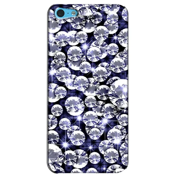 Чехол с рисунком «Бриллианты» для iPhone 5c