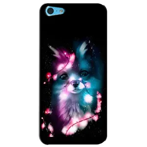 Чохол з Лисичкою для iPhone 5c (Чорна лисиця)