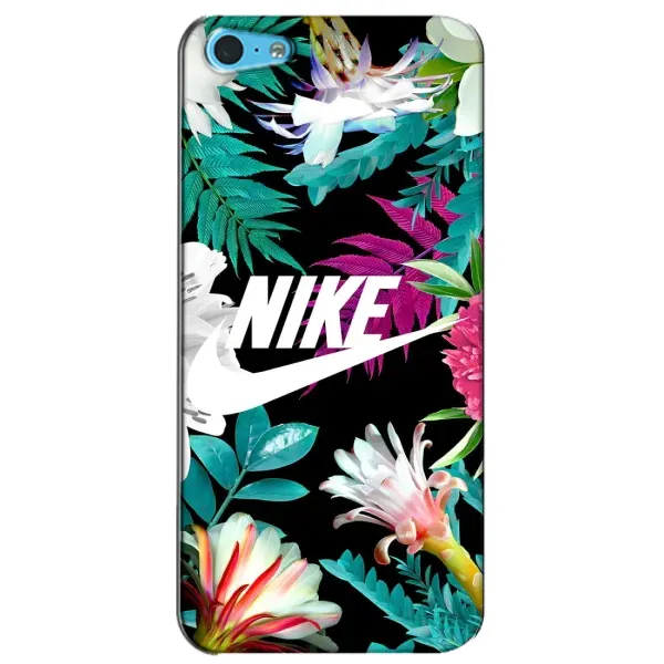 Чехол с рисунком «Цветочный Nike» для iPhone 5c